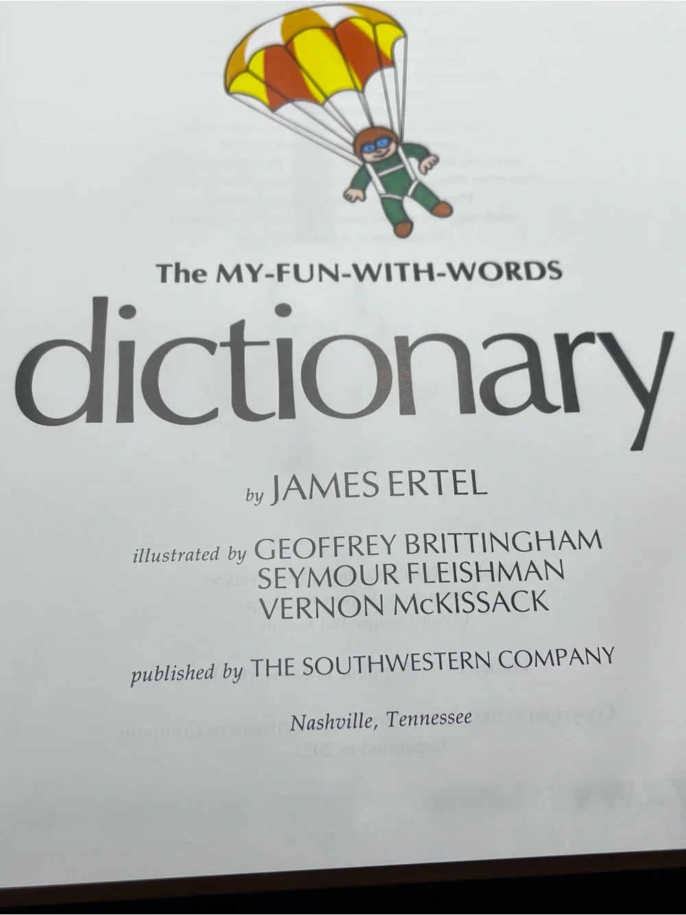 Lot Of 2 My Fun With Words Kid’s Dictionary Books A-K, L-Z Early Education